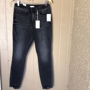 Good American good legs high waisted jeans
